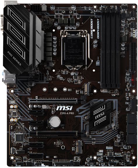 Msi Z390 A Pro Intel Z390 Motherboard Overview 50 Motherboards Analyzed