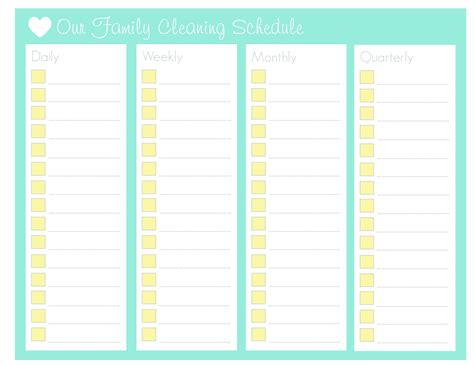 Blank Daily Checklist Printable