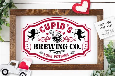 Cupid S Brewing Co SVG Farmhouse Valentine Svg Cupid S Brewing Co SVG