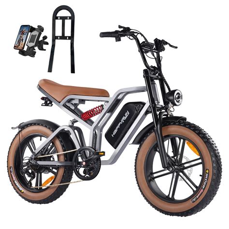 Happyrun 20 Fat Tire Electric Bike Adult Ebike With 750w Motor And 48v 18ah Battery