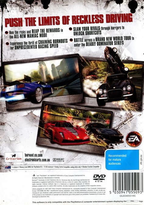 Burnout Dominator Images Launchbox Games Database