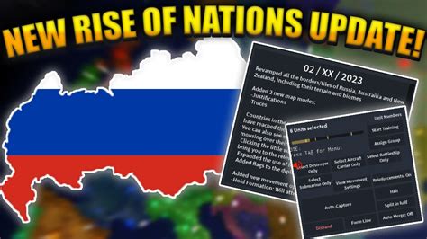 RISE OF NATIONS UPDATE LEAKS RUSSIAN BORDERS NAVY WARS AND MORE