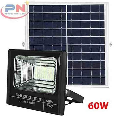 ĐÈN LED PHA NĂNG LƯỢNG MẶT TRỜI 60W 1 KHOANG PHƯƠNG NAM SOLAR CHUẨN