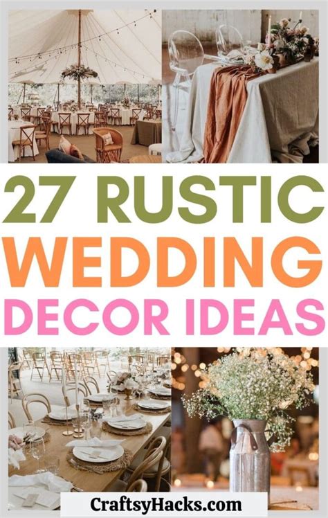 Rustic Wedding Decoration Ideas Craftsy Hacks