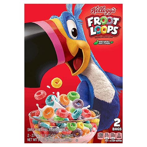 Kellogg S Froot Loops Cold Breakfast Cereal Original Oz