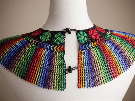 La Mega Ecuador Beaded Jewelry Necklace Collares Indigenas Collar