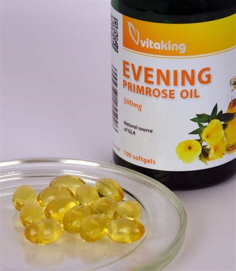 Evening Primrose Oil 500 Mg 100 Softgels Vitaking