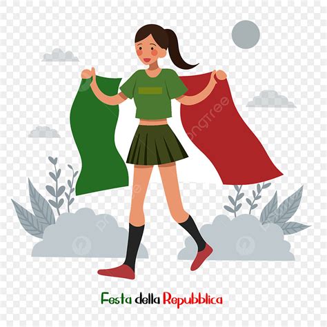 Italian Flag Clipart Hd Png Italian Republic Day Cartoon With Flag Of