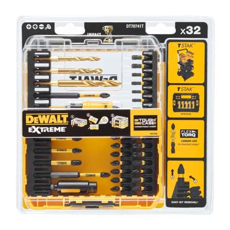 Dewalt Dt T Qz Flextorq X Pc Drill Driver Bit Set Power Tool World