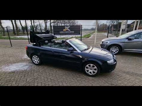 Audi A4 B6 Cabriolet Convertible Roof Problems Repair Fault Codes