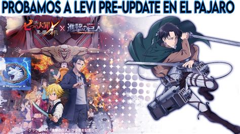 PROBAMOS A LEVI PRE UPDATE EQUIPO FULL HUMANOS SIN MEGELDA EN EL PAJARO