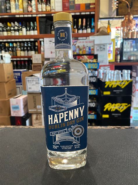 Hapenny Pot Still Dublin Dry Gin 750ml