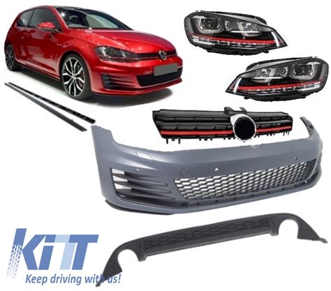 Complete Body Kit Suitable For VW Golf 7 VII 2013 2016 GTI Look With