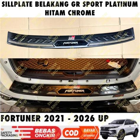 Jual Sillplate Belakang All New Fortuner Gr Sport