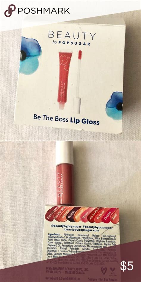 Popsugar Be The Boss Lip Gloss Time After Time Lip Balm Gloss Lip