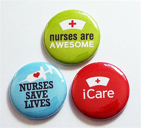 Nurses Week Magnet Set Nurse Magnets Magnet Trio T For Etsy