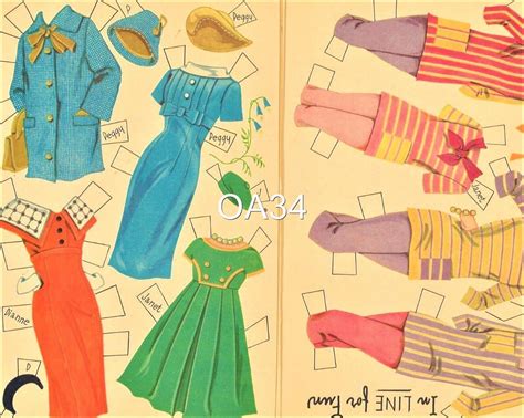 Original Vintage Uncut 1959 Lennon Sisters Paper Dolls~20 Pages Clothing~rare Ebay