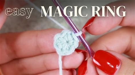 Magic Circle Crochet Tutorial How To Make A Magic Ring Adjustable