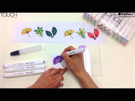 Shinhan Art TOUCH TWIN Brush Marker Coloring Session 2 ShinHan