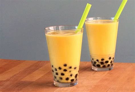 Mango Boba Drink