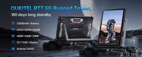 Local Stock Oukitel Rt Titan G Rugged Tablet Fhd Mah