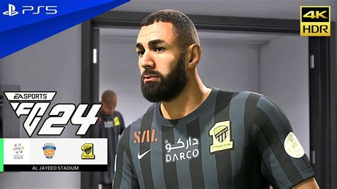 Fc 24 Al Fateh Vs Al Ittihad Gameplay Saudi Pro League 4k Hdr Youtube