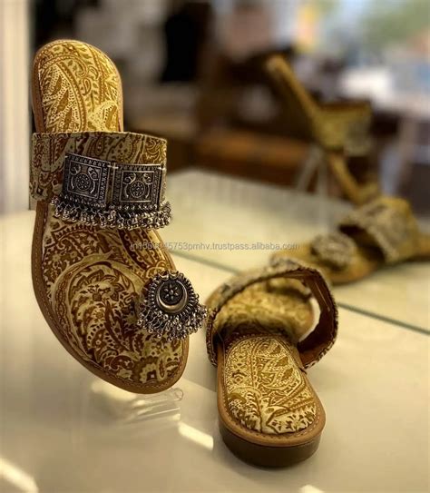 Ethnic Indian Traditional Real Leather Shahi Royal Payal Sandals Ethnic