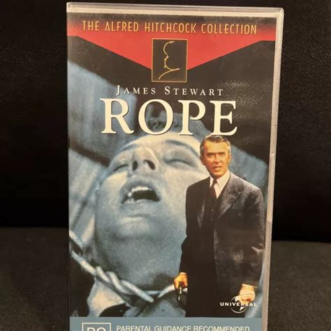 ROPE ALFRED HITCHCOCK VHS Cassette Tape PAL AUS Used James Stewart 10