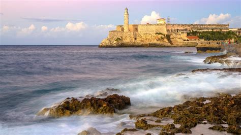 View To Castillo De Los Tres Reyes Del Morro Fortress At The Harbor