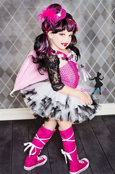 Super Cute Monster High Draculara Inspired Tutu Costume Tutus