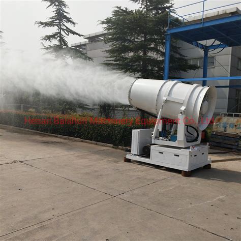 30m 40m 50m 60m 80m 100m Construction Site Street Stationary Fog Cannon