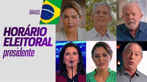 Horário Eleitoral Br Candidatos A Presidente 13092022 Youtube