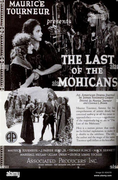 The Last Of The Mohicans 1920 8 Stock Photo Alamy