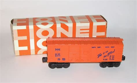 Lionel 6014 85 Orange Frisco Boxcar From 1969 Mint Unrun