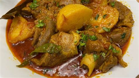 Tale Hue Aloo Gosht Ka Salan Unique Mutton Recipe Lucknowi Bawarchi