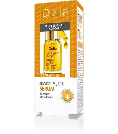 Delia Cosmetics 100 Serum Do Twarzy Szyi I Dekoltu Witaminy A E I F