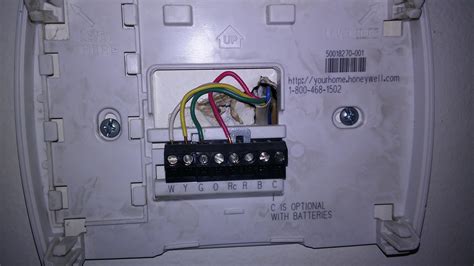 Honeywell Wire Thermostat Wiring Diagram