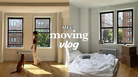 NYC MOVING VLOG 3 Empty Apt Tour And Move In With Me YouTube