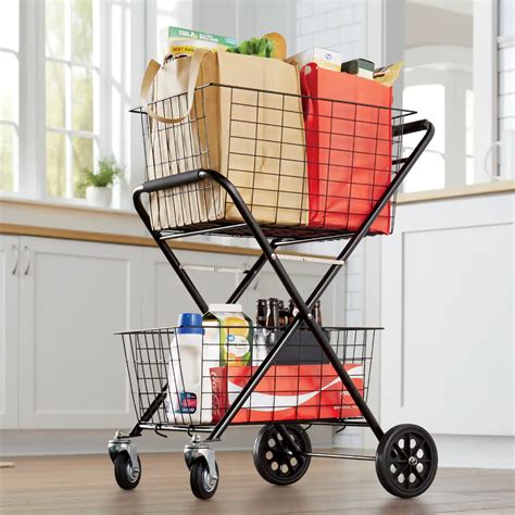 2 Tier Shopping Cart Montgomery Ward Portable Shopping Cart