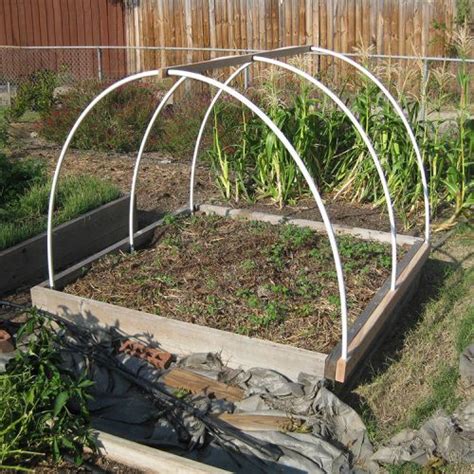 Hoop Housestyle Raised Bed Frost Protection Fine Gardening