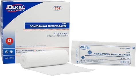 Dukal Conforming Stretch Gauze 4 Inch X 4 1 Yards Case Of 96