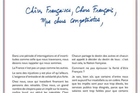 Lettre De Macron Pdf Le Texte Ce Qu Il Faut Lire Entre Les Lignes