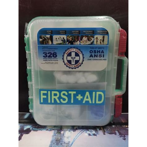 FIRST AID KIT OSHA ANSI 326PCS Lazada PH