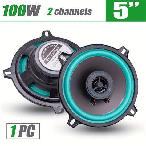 Haut Parleur Coaxial HIFI De Voiture 4 5 6 Pouces 100W 2 Voies Audio De