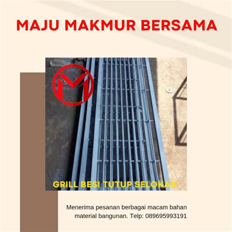 Grill Besi Tutup Saluran Air