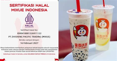 Akhirnya Es Krim Mixue Dapat Sertifikat Halal MUI Majelis Ulama