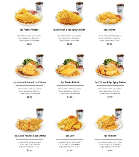 Long John Silvers Menu Singapore With Prices