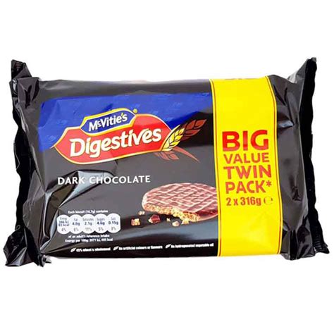 Jual Mcvities Digestive Dark Chocolate Twin Pack 632 Gr Biskuit Kue