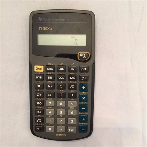 Texas Instruments Ti Xa Scientific Calculator Ebay