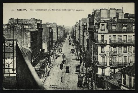 Clichy La Garenne Vue Panoramique Du Boulevard National Vers Asni Res